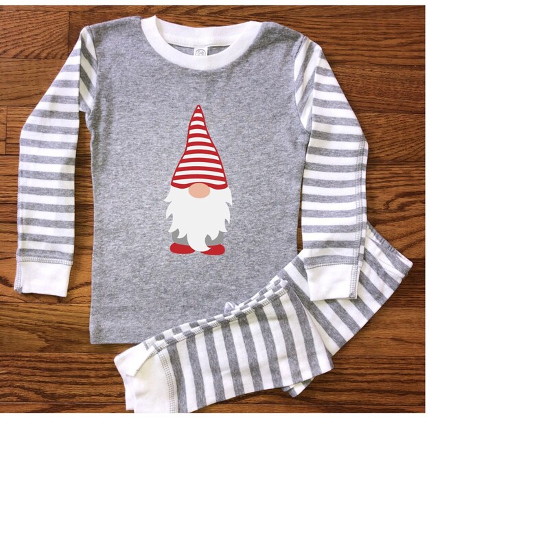 Gnome Christmas Pajamas Matching Pajamas Infant Pajamas Etsy