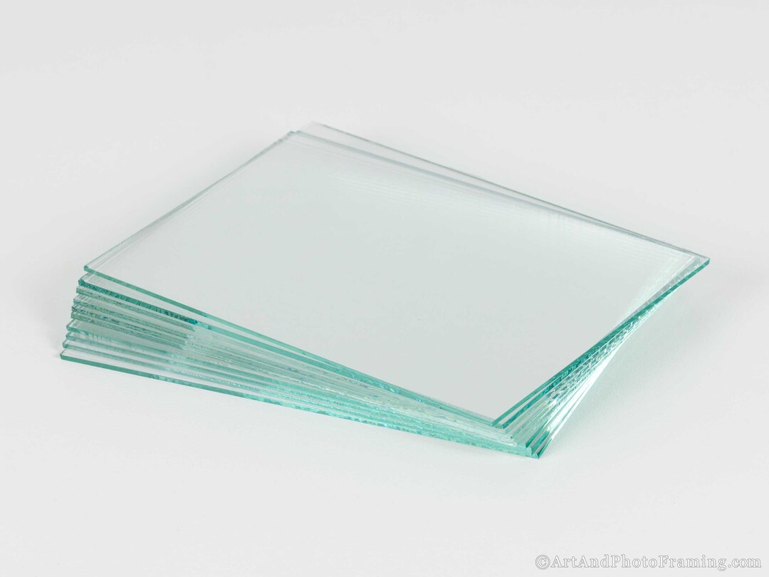 Picture Frame Glass 5x7 Pack of 10 Replacement Glass, Lot of 10 Bulk Photo Frame Glass for DIY
