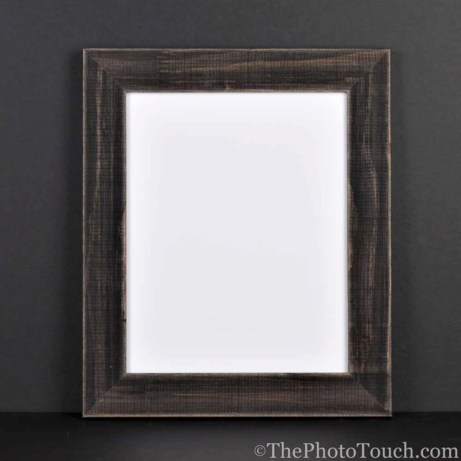 Black Rustic Picture Frame Distressed Frame Rustic Home Decor Etsy