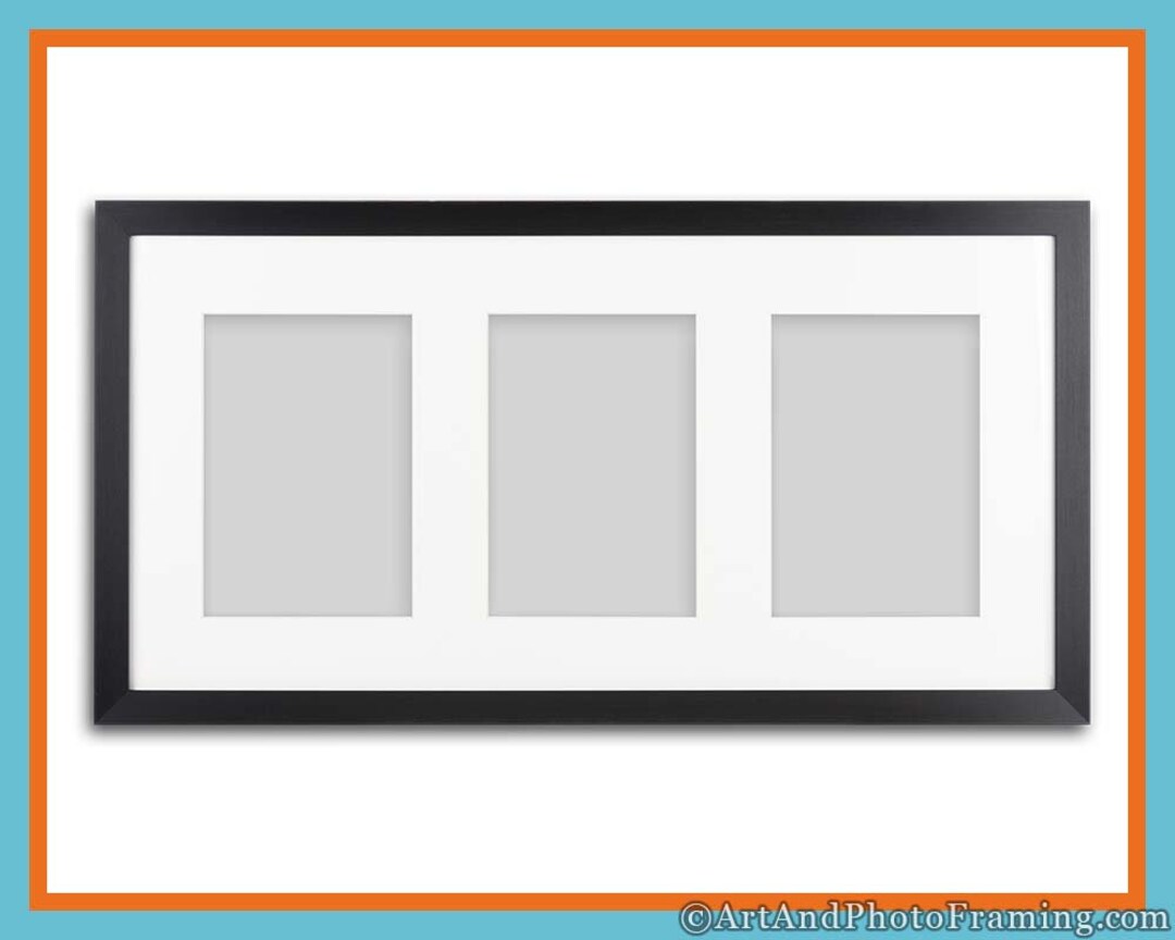 10x20 Picture Frame 10x20 Black Frame 10x20 With Mat for 5x7 10x20