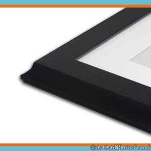 16x20 Picture Frame 16x20 Black Picture Frame 16 X 20 Frame With 11x14 ...