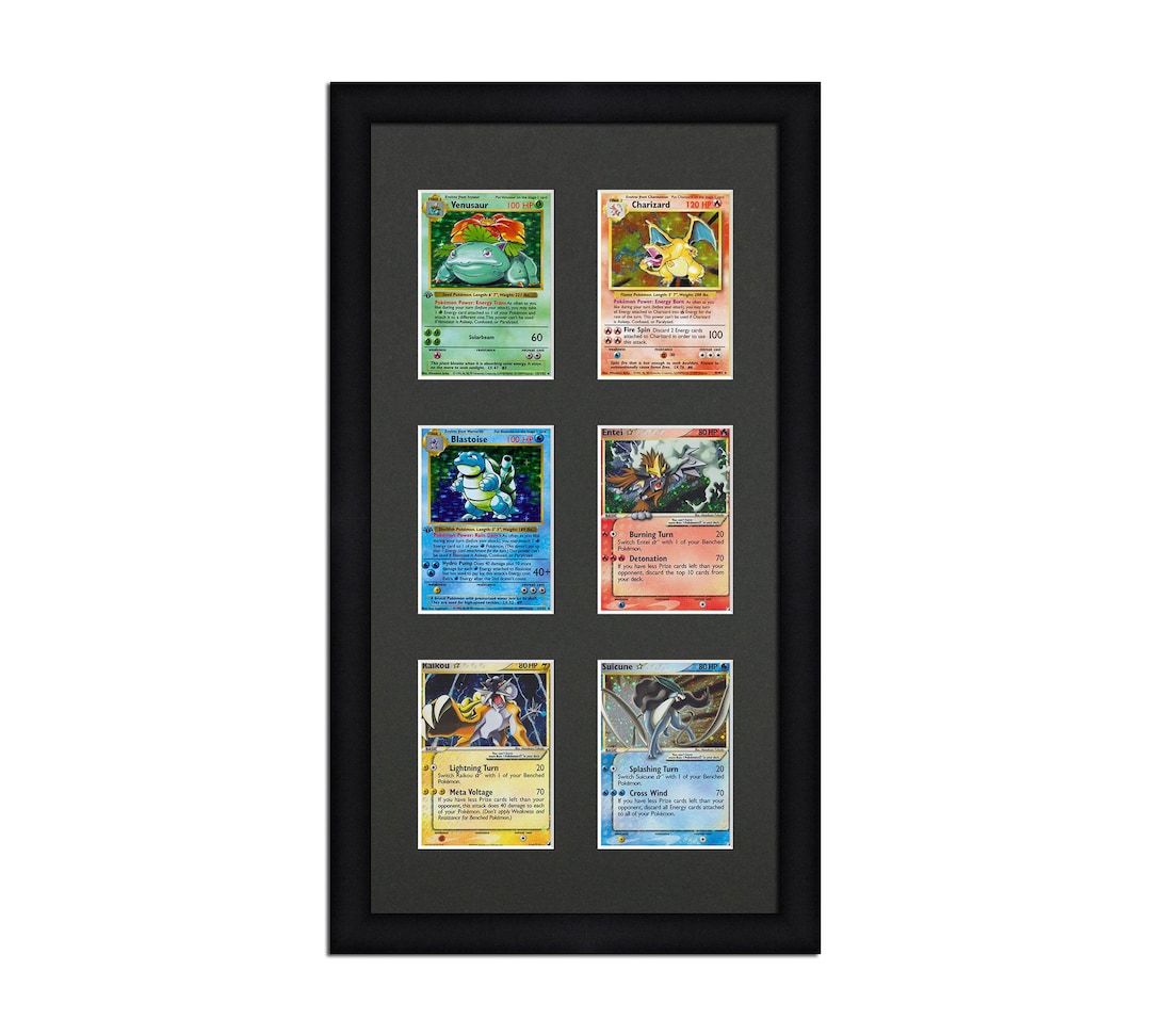 Pokemon Card Frame Display 6 Opening Frame for 6 Toploaders or Card