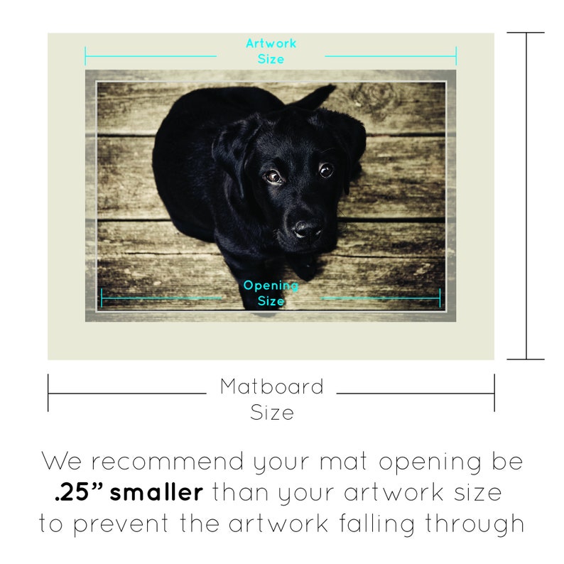 Picture Frame Mat Board Photo Mat Custom Mat Double Mat Etsy