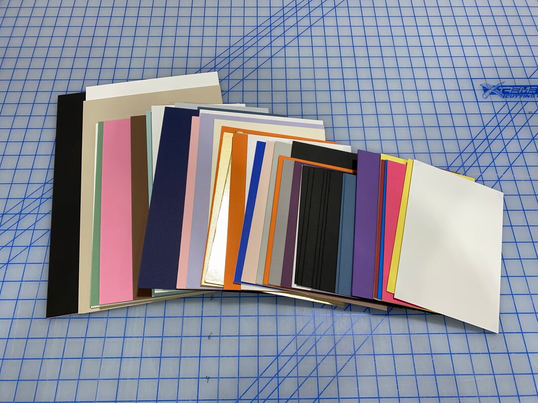 Assorted Matboard Blanks - Various Sizes and Colors - Great for Arts ...