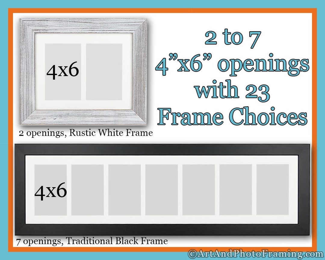 4x6 Little Lo Frame - White/Gray