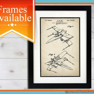 X-Wing Poster Print Star Wars Decor X Wing Poster Star Wars Wall Art Star Wars Gift X Wing Print Fathers Day Star Wars Poster Home Decor image 7