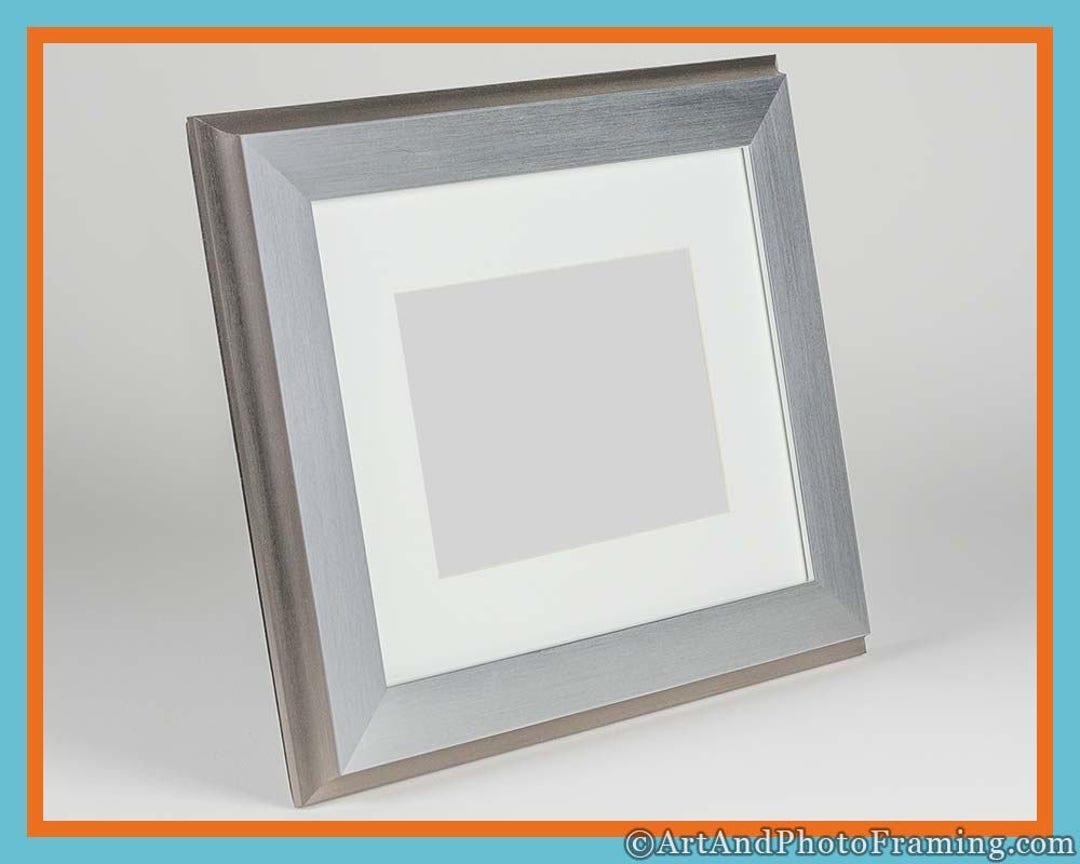 8X10 Silver Picture Frame 8x10 Silver Frame With Mat for 5x7 8x10
