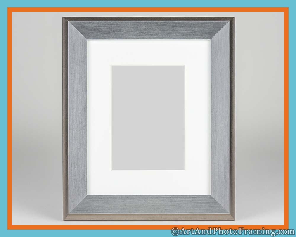 8X10 Silver Picture Frame 8x10 Silver Frame with Mat for 5x7 Etsy