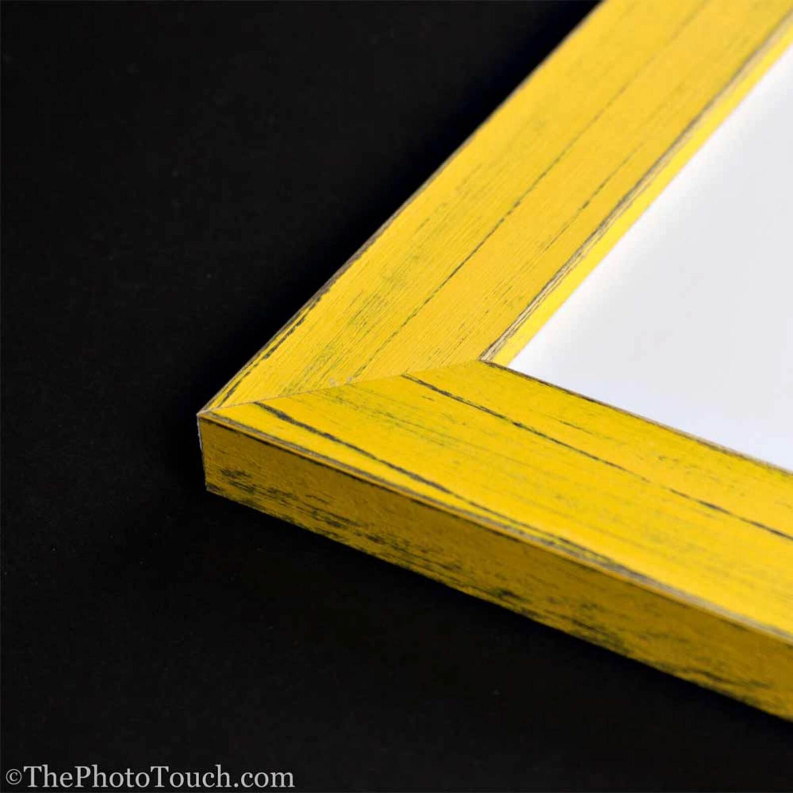 Yellow Picture Frame Rustic Reclaimed Distressed Barn Wood Etsy