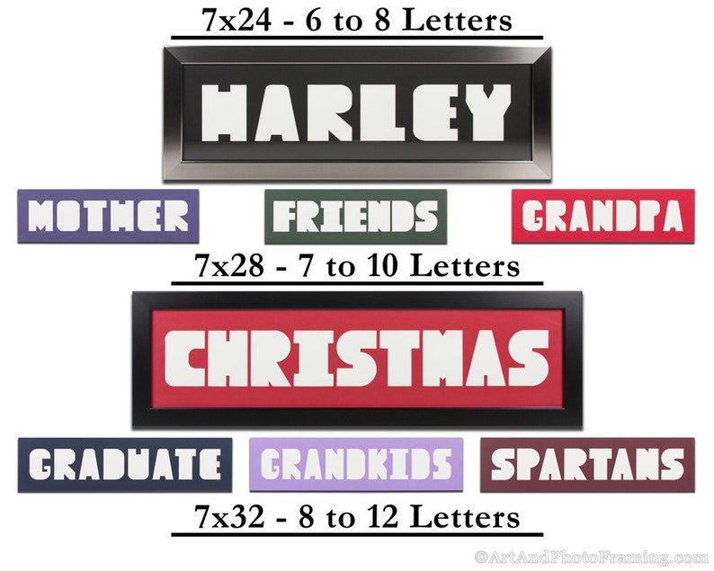 Letter Picture Frame Collage Personalized 50
