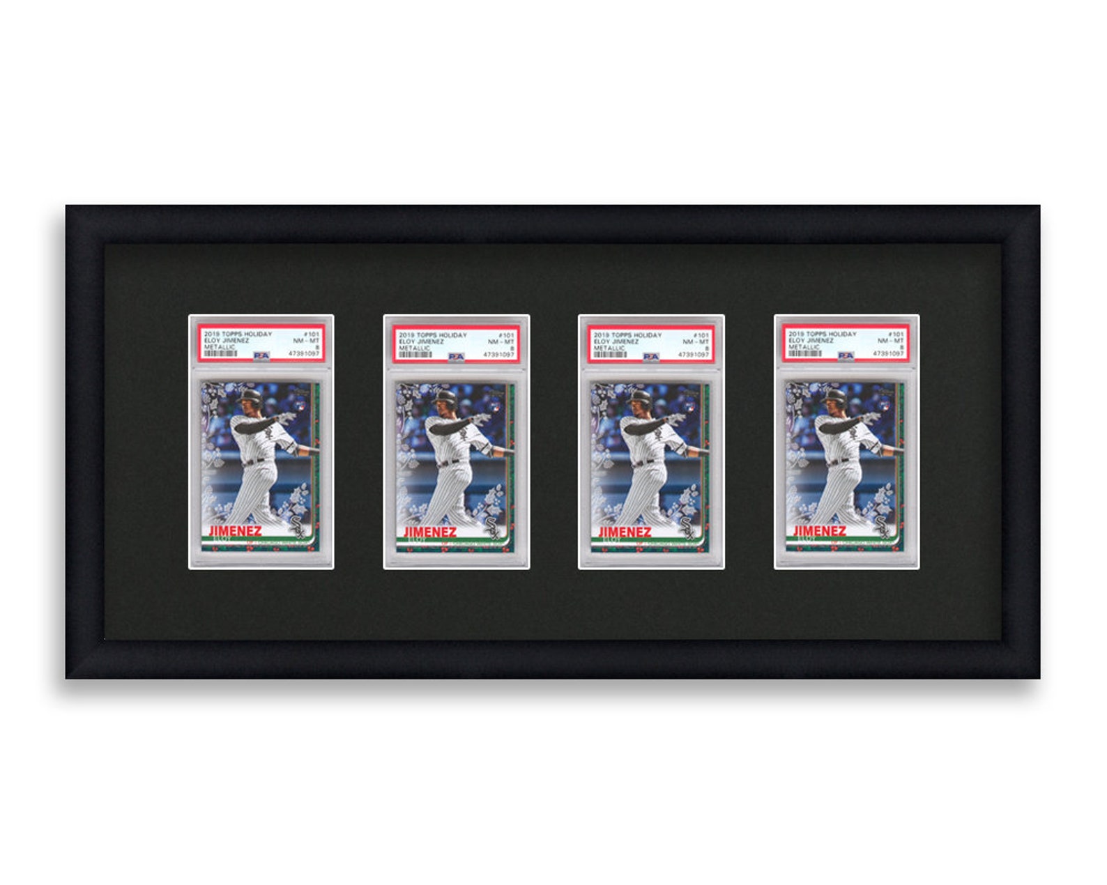 Psa Graded Card Frame Display 4 Opening Frame Fitted For 4 Psa Etsy