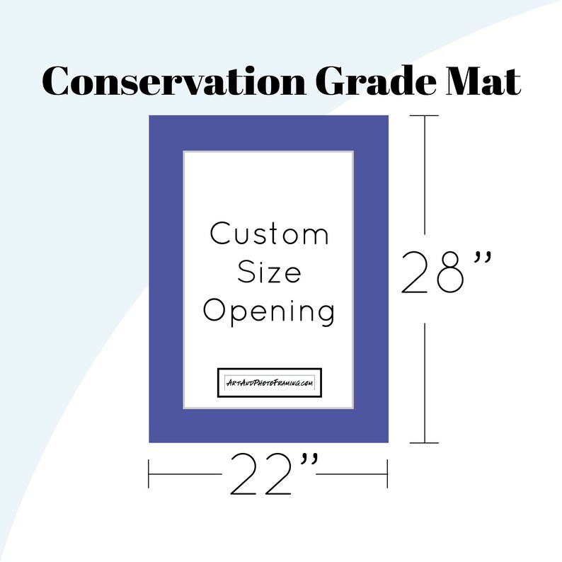 22x28 Mat Board 22 X 28 Picture Frame Matboard for Any Size Etsy