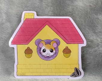 Hamtaro Ham-House Sticker