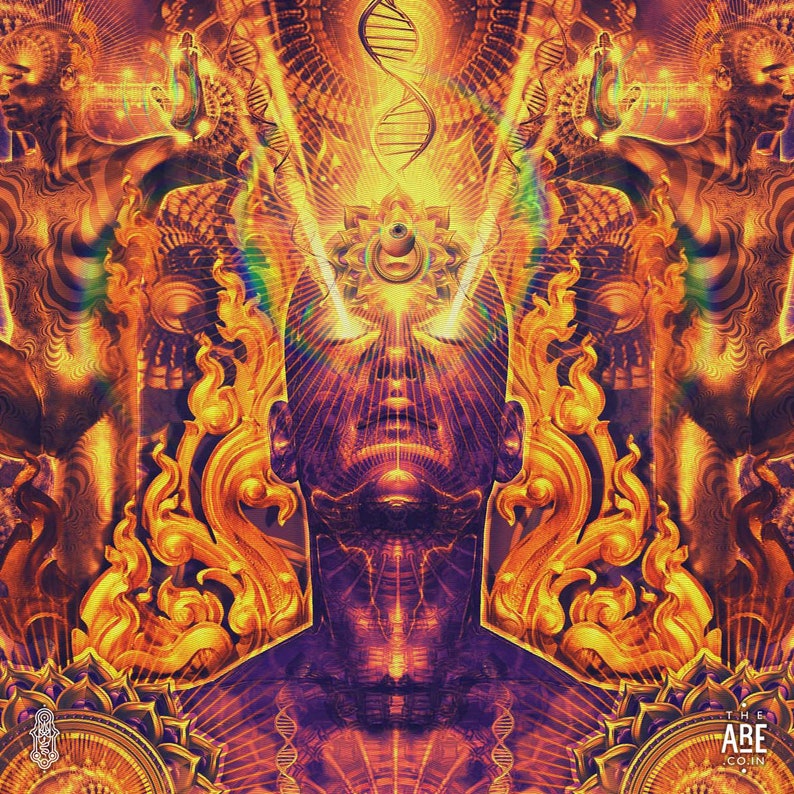 The Gem of Entheogens Art Visionary Art Psychedelic Art Etsy