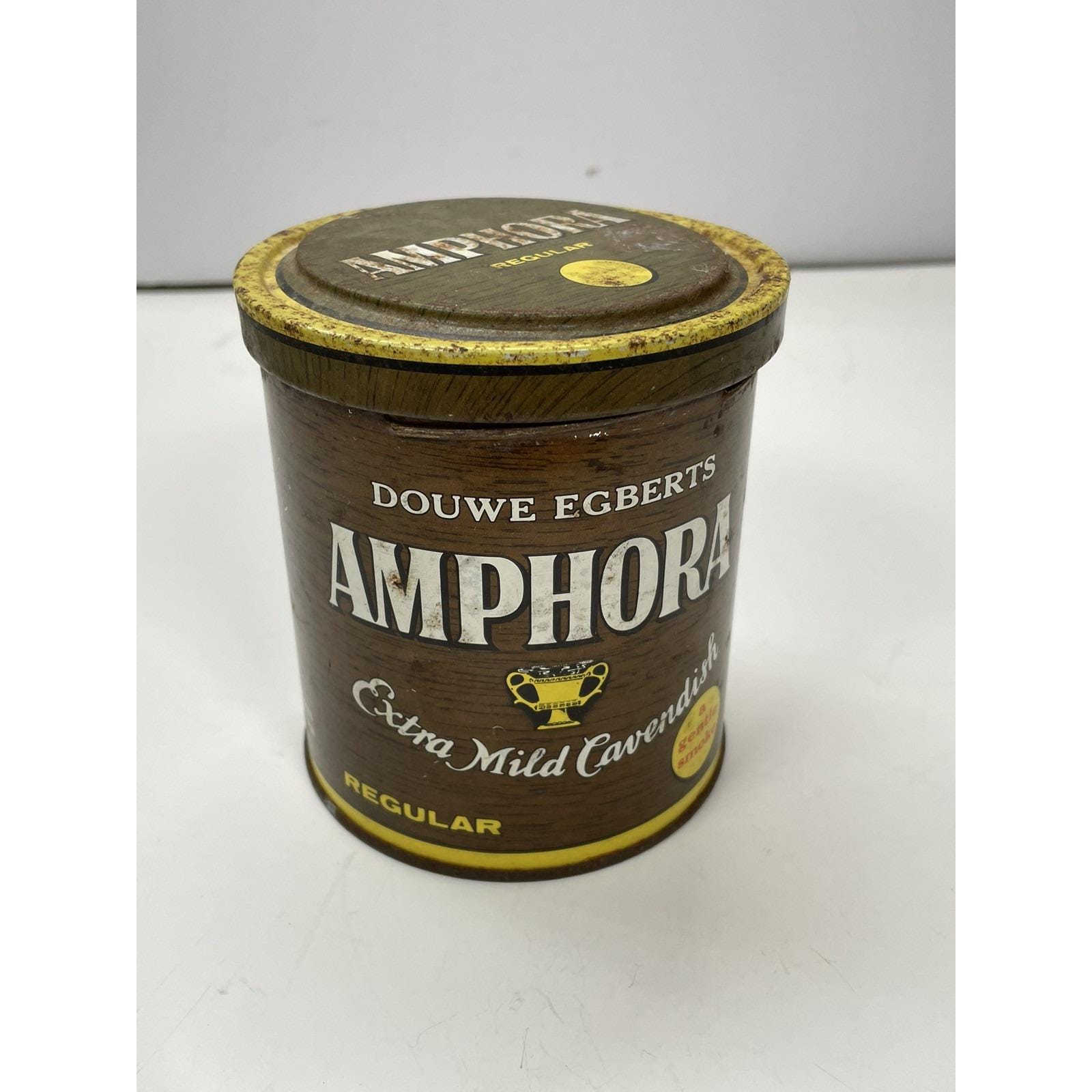Empty Vintage Douwe Egberts Amphora Pipe Tobacco Extra Mild Cavendish Tin  Can