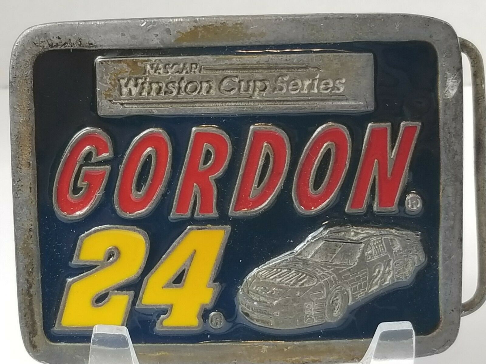 Vintage Jeff Gordon NASCAR 24 Belt Buckle Winston Cup Made in Etsy