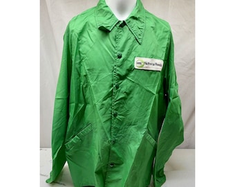 Vintage SWINGSTER 1960s Green Windbreaker Jacket - Size XL