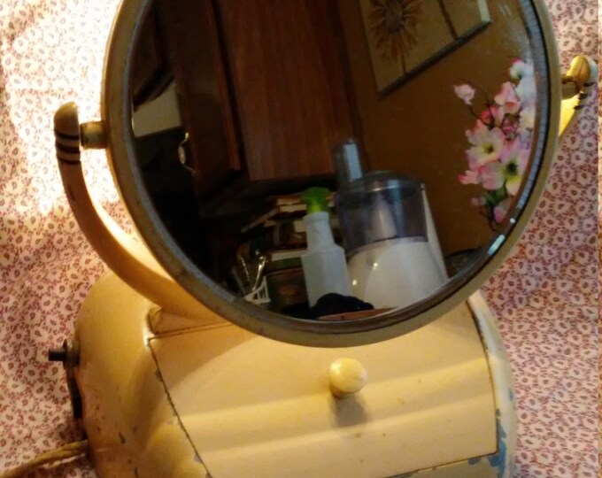 Art Deco Vintage Lighted Vanity Mirror Etsy