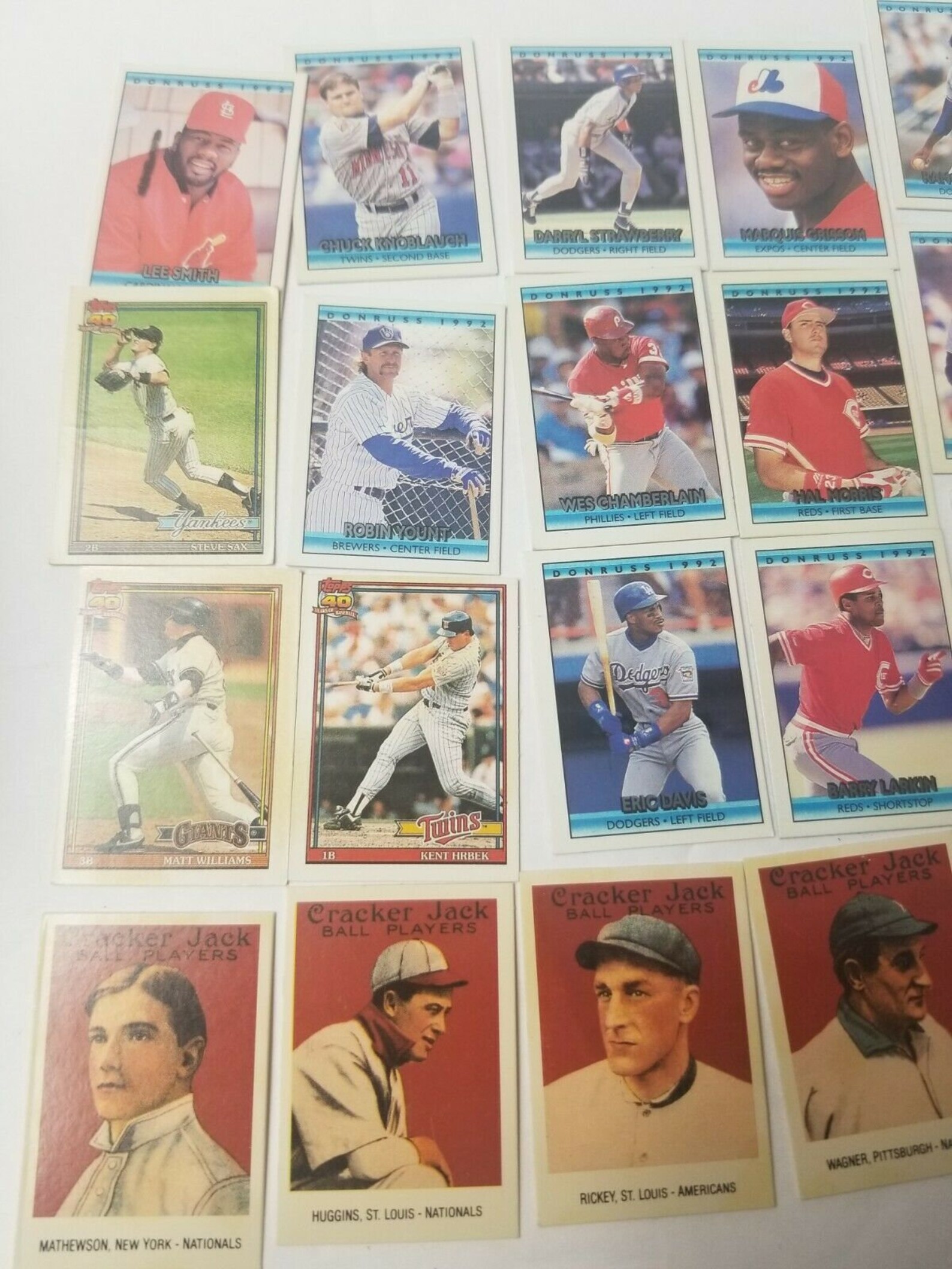 Vintage Cracker Jack Mini Baseball Cards Lotto di 23. Circa 1 Etsy