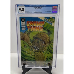 Saga Of The Swamp Thing #67 DC Comics 1987 Hellblazer Preview CGC Graded 9.8