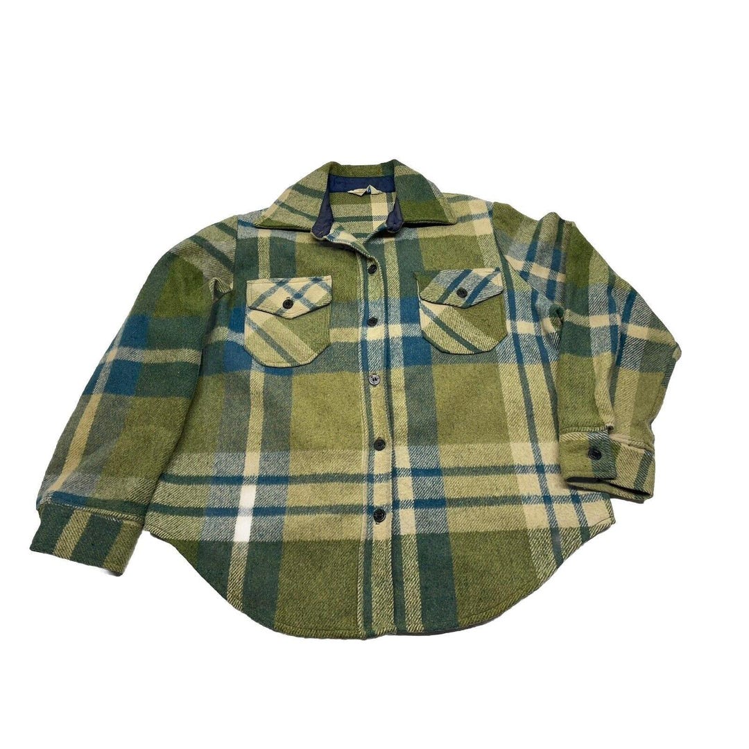 Robuck R10507 Vintage Sears Robuck & Company Wool Unlined Jacket Measures 28x23x23 No ...