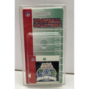 NFL Football Collectable XLI Super Bowl Colts Champions pin brooch Lapel
