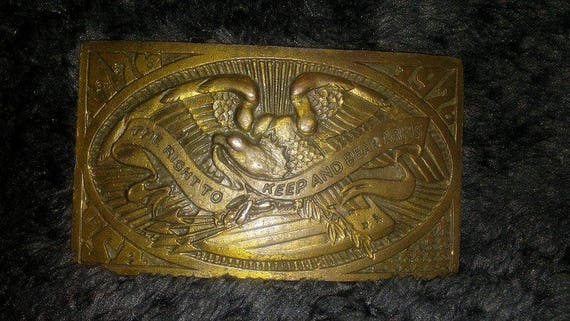 2nd amendment belt buckle