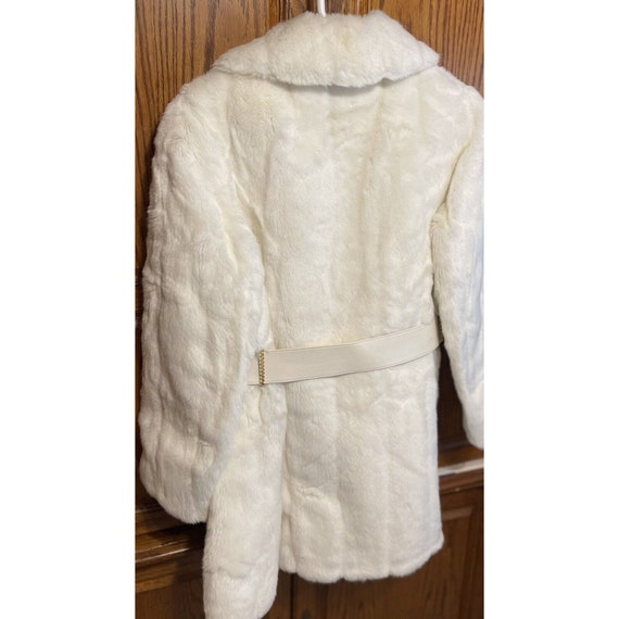 Country Pacer Faux Fur Women's Coat White Lined W… - image 2