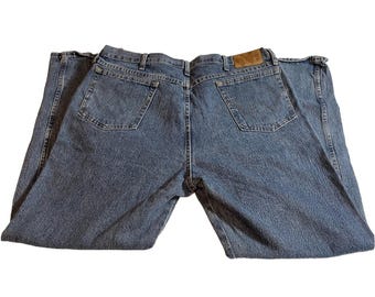 Wrangler Blues Jeans 40W X 30 in Blau Light Wash Gerade Cowboy Schwergewicht 90er Jahre
