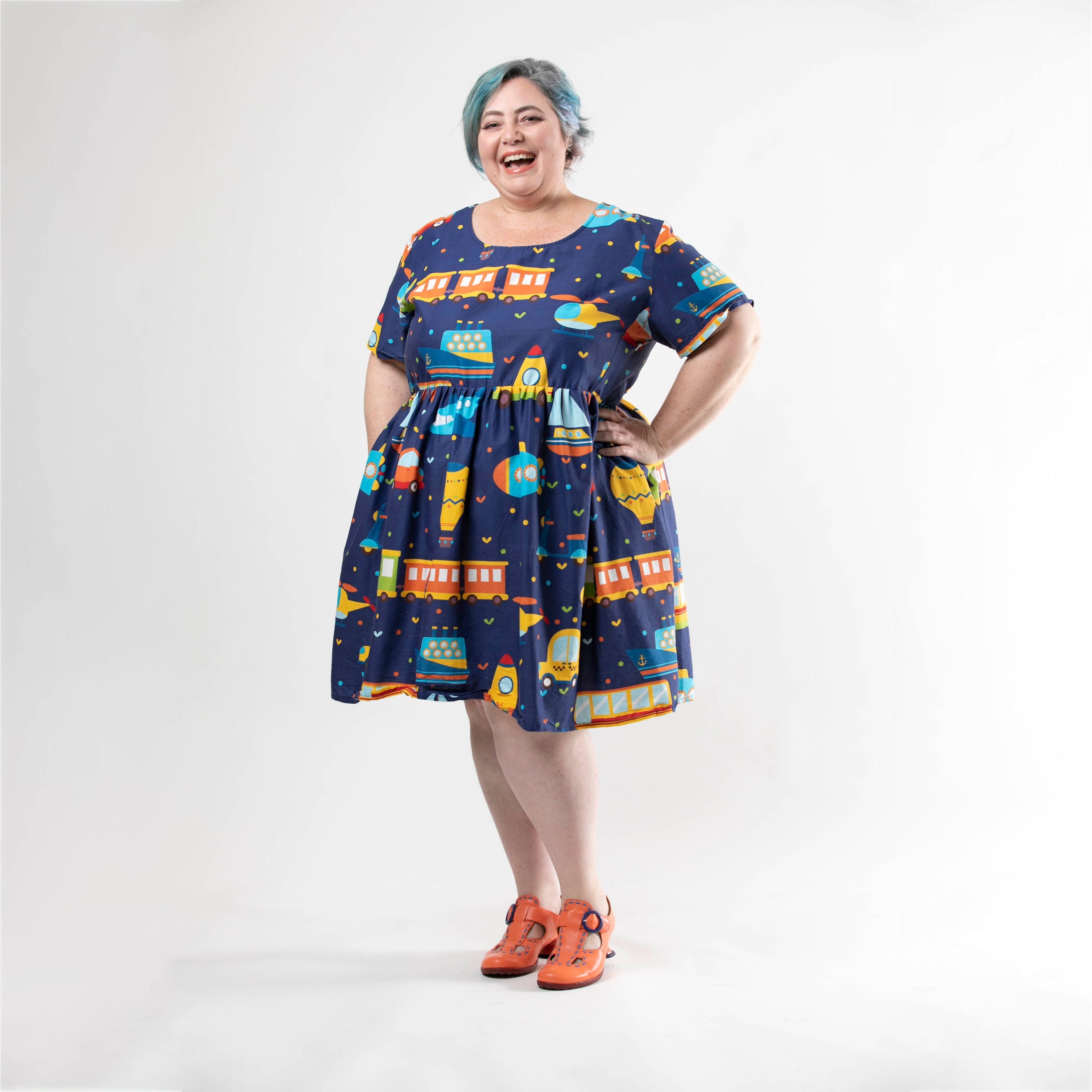 plus smock dress