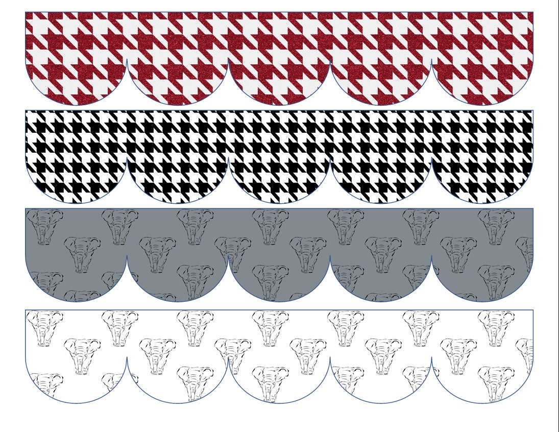 Tide Border Roll Tide! Bulletin Board Border for Classroom - Etsy