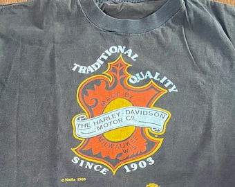 1983 Harley Davidson Traditional Quality Since 1903 Tee