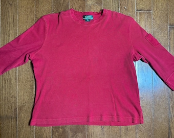 Vintage 90s Lauren Ralph Lauren Ribbed Top