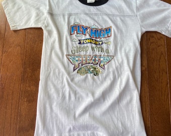 Vintage Fly High Tonight, Sleep with a Pilot Tee