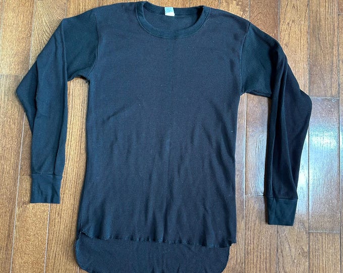 Vintage Black Thermal Shirt