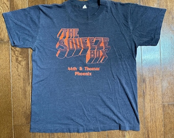 Vintage 1970s The Squeeze Box Disco Sucks T-shirt