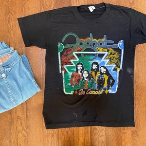 Vintage Foghat In Concert Paper Thin Tee