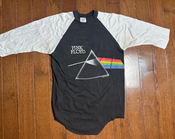 1987 Pink Floyd Dark Side of the Moon Raglan Tee