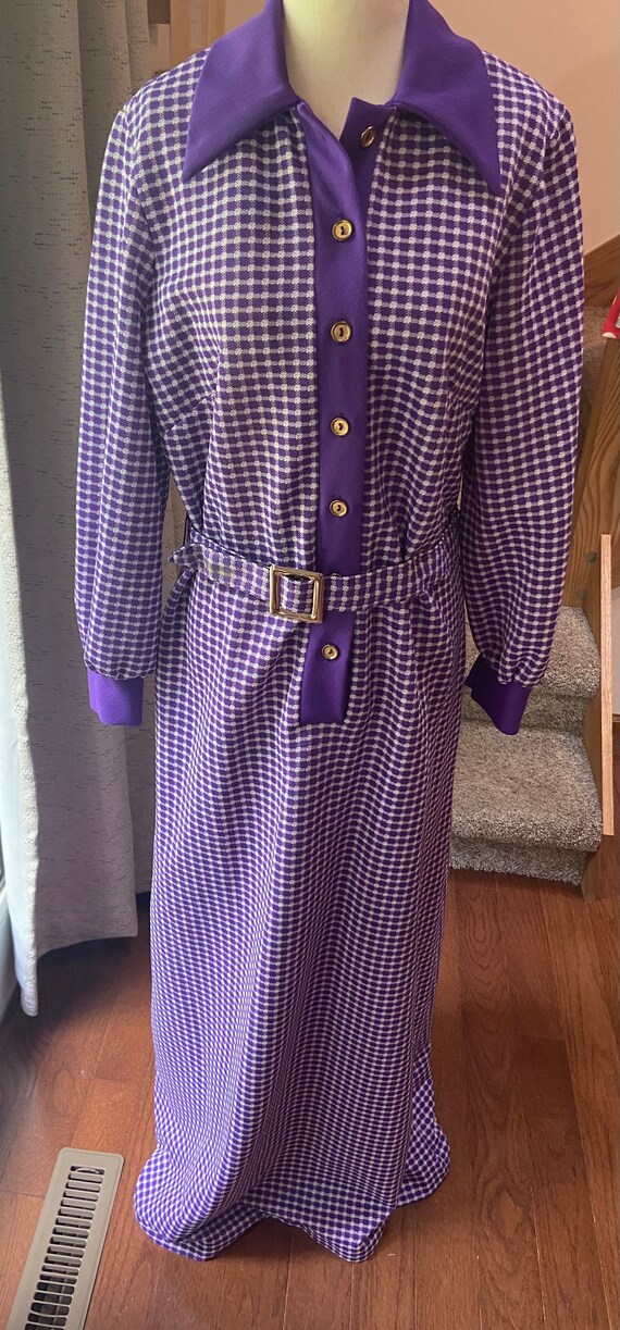 1960's Purple Daphne Dress - image 5