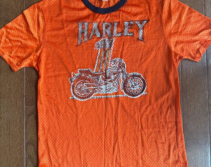 1960s–1970s Harley-Davidson #1 Jersey Tee