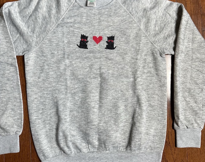 Vintage Scottie Dog Sweatshirt