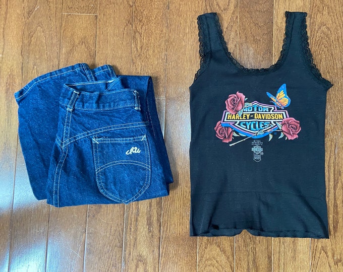 1986 3D Emblem Harley Butterfly Tank