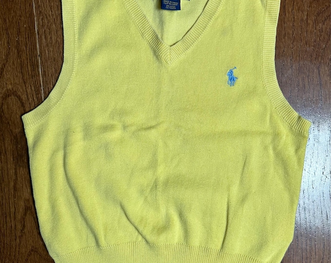 Vintage Polo Ralph Lauren Kids Sweater Vest