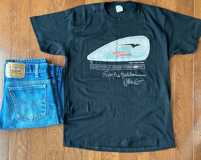 1987 Harley Davidson Daytona Bike Week T-shirt