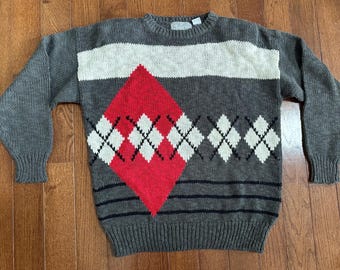 Vintage 1980s Joyce Acrylic Knit Sweater