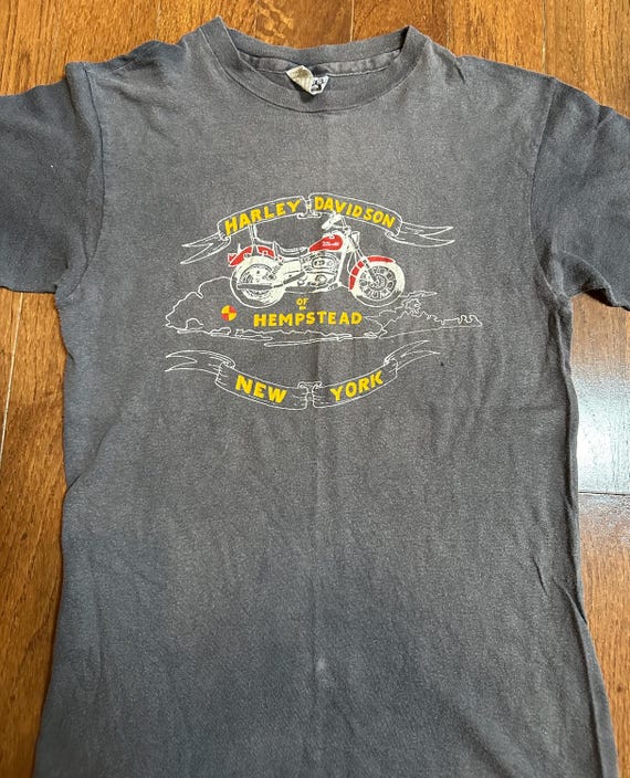 1970s Harley Davidson of Hempstead of NY Tee - image 2