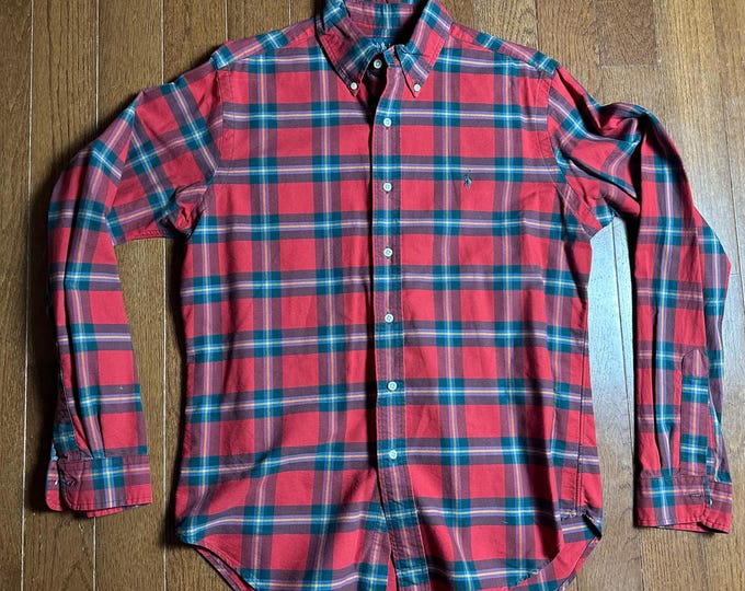 Vintage Ralph Lauren Classic Fit Plaid Button Down Shirt