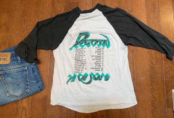 1988 Poison Tour Raglan - image 2