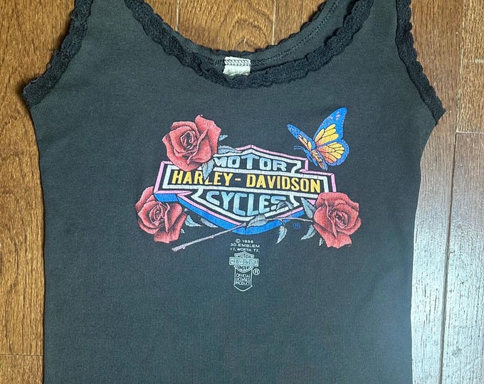 Vintage 1988 Harley-Davidson Black Hills Rally Tank Top