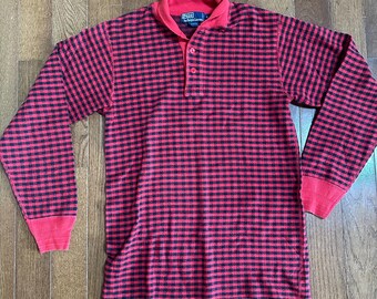 Vintage Polo by Ralph Lauren Cotton Flannel Henley
